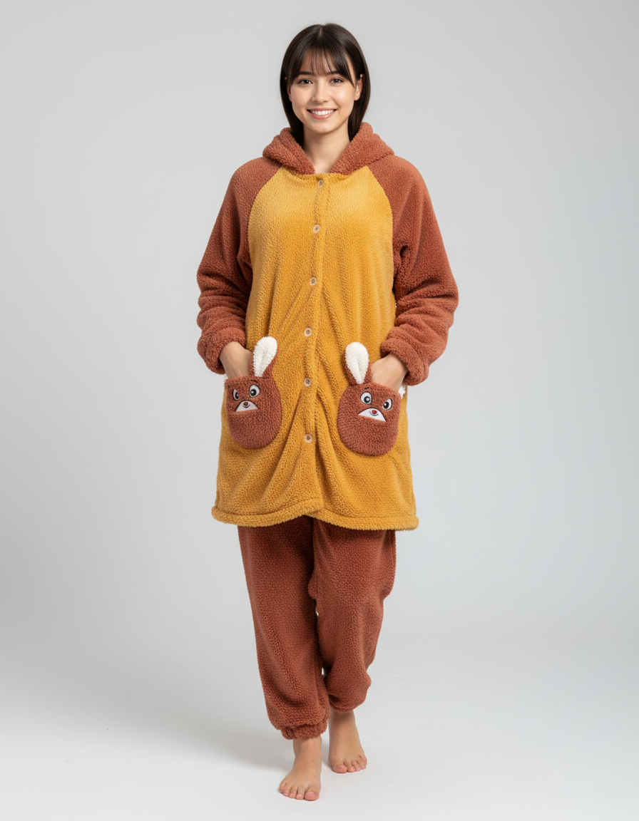 Cute Bear Nightsuit Set