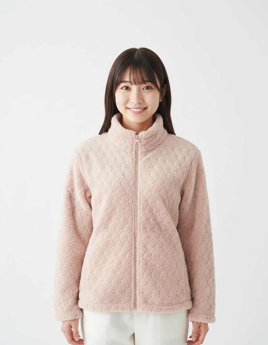 Stylish Women’s Warm Fleece Jacket | Soft Winter Wear Full Sleeve Zip Jacket