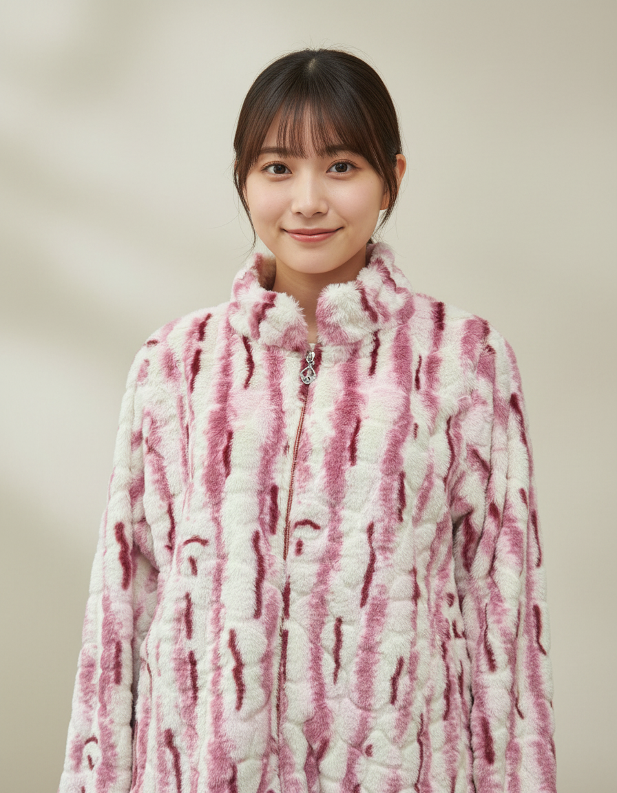 Stylish Women’s Warm Fleece Jacket | Soft Winter Wear Full Sleeve Zip Jacket